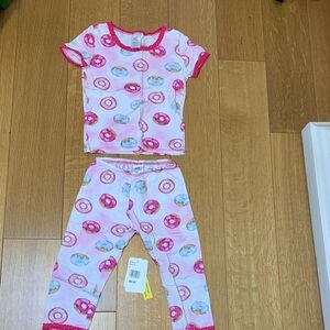 Esme Donut Print Kids Pajama Set